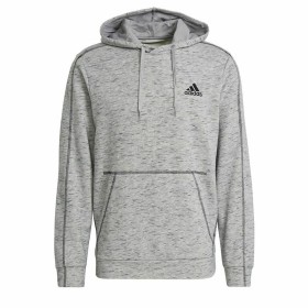 Felpa con Cappuccio Uomo Adidas Essentials Mélange Embroidered Grigio chiaro di Adidas, Uomo - Rif: S6465063, Prezzo: 45,59 €...