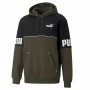 Polar com Capuz Homem Puma Power Colorblock Verde Preto de Puma, Homem - Ref: S6465071, Preço: 40,12 €, Desconto: %