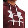 Felpa con Cappuccio Donna Under Armour Rival Fleece Rosso Granato di Under Armour, Donna - Rif: S6465116, Prezzo: 0,00 €, Sco...