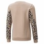 Camisola sem Capuz Menina Puma Alpha Crew Neck Bege Leopardo Cor de Rosa de Puma, Menina - Ref: S6465118, Preço: 0,00 €, Desc...