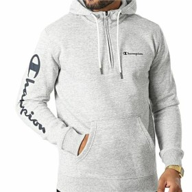 Felpa con Cappuccio Uomo Champion Grigio di Champion, Uomo - Rif: S6465142, Prezzo: 57,33 €, Sconto: %