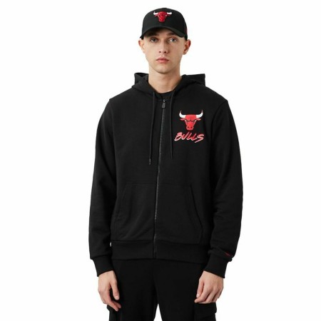 Casaco de Desporto para Homem New Era Chicago Bulls Preto | Tienda24 - Global Online Shop Tienda24.eu