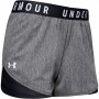 Calções de Desporto para Mulher Under Armour Play Up 3.0 Twist Cinzento escuro Preto | Tienda24 - Global Online Shop Tienda24.eu