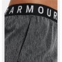 Calções de Desporto para Mulher Under Armour Play Up 3.0 Twist Cinzento escuro Preto | Tienda24 - Global Online Shop Tienda24.eu