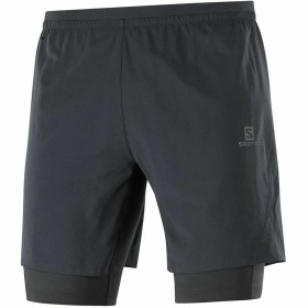 Pantalones Cortos Deportivos para Hombre Salomon Cross Twinskin Negro de Salomon, Hombre - Ref: S6465295, Precio: 44,69 €, De...