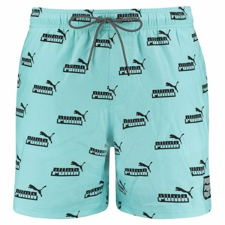 Men’s Bathing Costume Puma Logo AOP Light Blue | Tienda24 - Global Online Shop Tienda24.eu