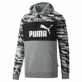 Sudadera con Capucha Hombre Puma ESS Camo Negro Gris Blanco Camuflaje de Puma, Hombre - Ref: S6465937, Precio: 50,14 €, Descu...