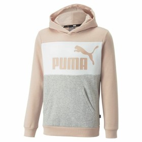 Children’s Sweatshirt Puma Ess+ 2 Col Big Logo Black | Tienda24 - Global Online Shop Tienda24.eu