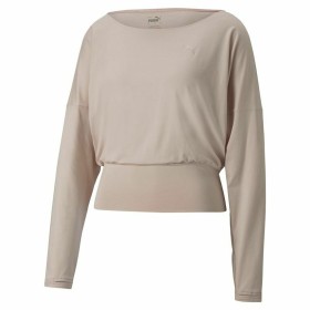 Sweat sans capuche femme Puma Studio Yogini Lite Saumon de Puma, Femme - Réf : S6466044, Prix : 31,71 €, Remise : %