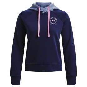 Polar com Capuz Mulher Under Armour Rival Fleece Azul Marinho de Under Armour, Mulher - Ref: S6466048, Preço: 0,00 €, Descont...