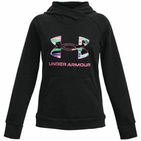 Camisola com Capuz Menina Under Armour Rival Big Logo Preto de Under Armour, Menina - Ref: S6466058, Preço: 0,00 €, Desconto: %