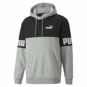 Polar com Capuz Homem Puma Power Colorblock Cinzento de Puma, Sweatshirts - Ref: S6466100, Preço: 45,69 €, Desconto: %