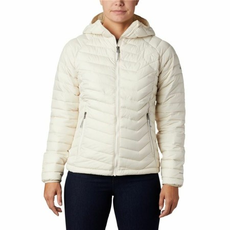 Casaco de Desporto para Mulher Columbia Powder Lite Branco de Columbia, Roupa de abrigo - Ref: S6466656, Preço: 112,13 €, Des...