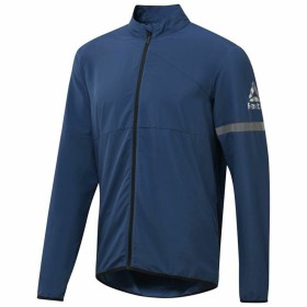 Veste de Sport pour Homme Reebok Run Woven Bleu foncé de Reebok, Vêtements chauds - Réf : S6466665, Prix : 37,78 €, Remise : %