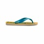 Badelatschen für Frauen Havaianas Top Logomania Blau Gelb von Havaianas, Zehentrenner - Ref: S6466726, Preis: 18,30 €, Rabatt: %