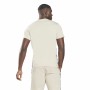 Camisola de Manga Curta Homem Reebok Identity Tape Bege de Reebok, Homem - Ref: S6468223, Preço: 18,43 €, Desconto: %