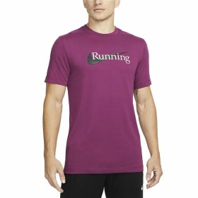 Camiseta de Manga Corta Hombre Nike Dri-Fit Violeta de Nike, Hombre - Ref: S6468230, Precio: 27,78 €, Descuento: %