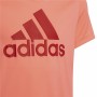 Kurzarm-T-Shirt für Kinder Adidas Designed to Move Lachsfarben von Adidas, Mädchen - Ref: S6468234, Preis: 17,46 €, Rabatt: %