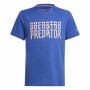 Camisola de Manga Curta Infantil Adidas Predator Azul de Adidas, Menino - Ref: S6468238, Preço: 19,21 €, Desconto: %