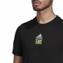 Camiseta de Manga Corta Hombre Adidas Aeroready Paris Graphic Tenis Negro de Adidas, Hombre - Ref: S6468239, Precio: 22,14 €,...