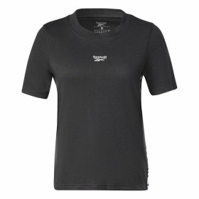 Camisola de Manga Curta Mulher Reebok Tape Pack Preto de Reebok, Mulher - Ref: S6468251, Preço: 0,00 €, Desconto: %