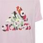 Camisola de Manga Curta Infantil Adidas x Marimekko Cor de Rosa de Adidas, Menina - Ref: S6468264, Preço: 0,00 €, Desconto: %