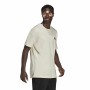 Camisola de Manga Curta Homem Adidas Essentials Feelcomfy Branco | Tienda24 - Global Online Shop Tienda24.eu