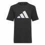 Camisola de Manga Curta Infantil Adidas Future Icons Preto | Tienda24 - Global Online Shop Tienda24.eu