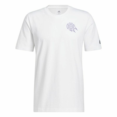 Herren Kurzarm-T-Shirt Adidas Avatar James Harden Graphic Weiß | Tienda24 - Global Online Shop Tienda24.eu