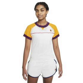 Camisola de Manga Curta Mulher Nike Court Dri-Fit Slam Branco de Nike, Mulher - Ref: S6468296, Preço: 0,00 €, Desconto: %