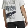 Maglia a Maniche Corte Uomo Adidas Essentials Brandlove Bianco di Adidas, Uomo - Rif: S6468298, Prezzo: 27,47 €, Sconto: %