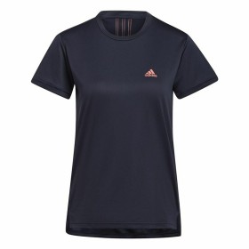 Camisola de Manga Curta Mulher Adidas Aeroready Designed 2 Move Preto Azul de Adidas, Mulher - Ref: S6468301, Preço: 0,00 €, ...