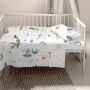 Set di Lenzuola HappyFriday HF Mini Savanna Multicolore Culla Neonato 2 Pezzi di HappyFriday, Biancheria da letto per culle -...