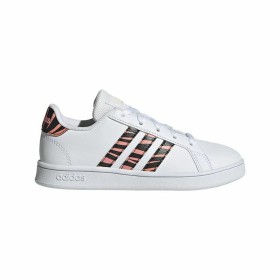 Chaussures de Sport pour Enfants Adidas Grand Court Print Blanc de Adidas, Chaussures - Réf : S6469020, Prix : 31,90 €, Remis...