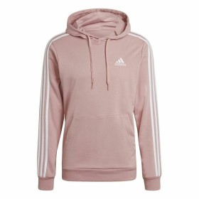 Men’s Hoodie Adidas Essentials Wonder Mauve 3 Stripes Pink by Adidas, Men - Ref: S6469095, Price: 49,74 €, Discount: %