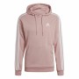 Men’s Hoodie Adidas Essentials Wonder Mauve 3 Stripes Pink | Tienda24 - Global Online Shop Tienda24.eu