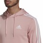 Men’s Hoodie Adidas Essentials Wonder Mauve 3 Stripes Pink | Tienda24 - Global Online Shop Tienda24.eu