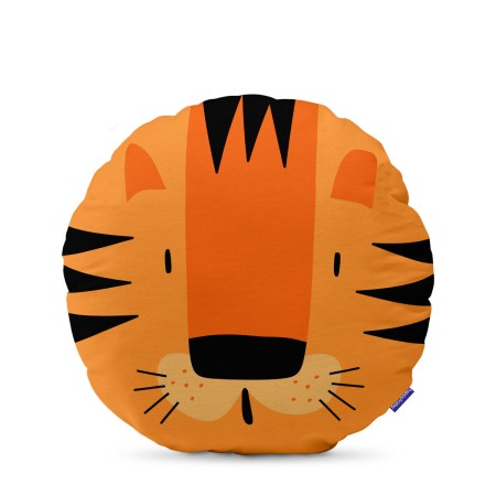 Cojín HappyFriday HF Mini Multicolor Tigre 50 x 50 cm | Tienda24 - Global Online Shop Tienda24.eu