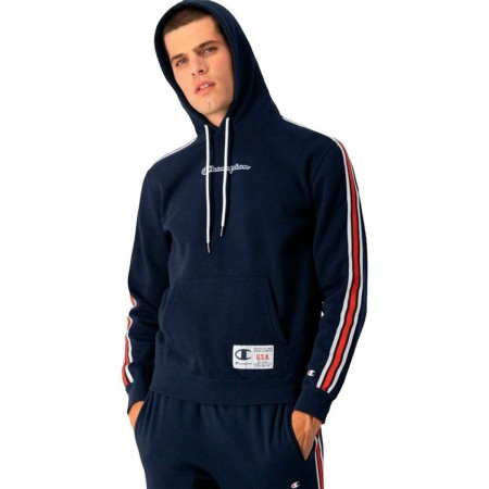 Men’s Hoodie Champion Navy Blue by Champion, Men - Ref: S6469194, Price: 49,82 €, Discount: %