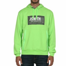 Felpa con Cappuccio Uomo John Smith Siete verde Verde limone di John Smith, Uomo - Rif: S6469213, Prezzo: 33,07 €, Sconto: %