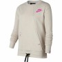 Sweatshirt ohne Kapuze für Mädchen Nike Heritage Beige | Tienda24 - Global Online Shop Tienda24.eu