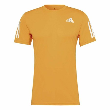 Camisola de Manga Curta Homem Adidas Own The Run Laranja | Tienda24 - Global Online Shop Tienda24.eu