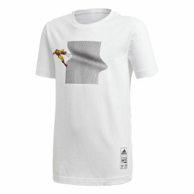 Children’s Short Sleeve T-Shirt Adidas Sportswear Iron Man Graphic White by Adidas, T-Shirts - Ref: S6469467, Price: 0,00 €, ...