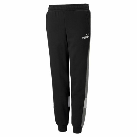 Calças de Treino Infantis Puma Essentials+ Colorblock Preto Meninos de Puma, Menino - Ref: S6469509, Preço: 36,61 €, Desconto: %