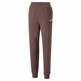 Adult's Tracksuit Bottoms Puma Ess+ Embroidery High-Waist Brown Lady by Puma, Women - Ref: S6469563, Price: 0,00 €, Discount: %