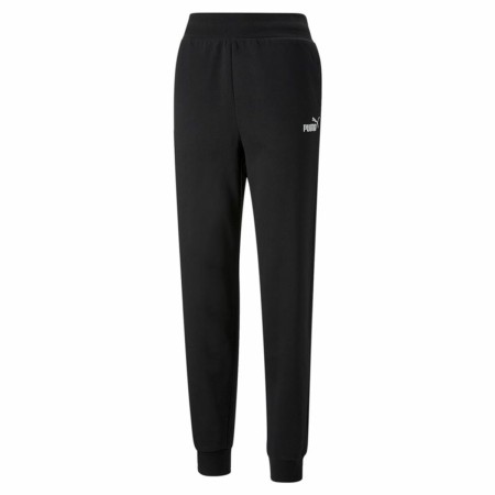 Adult's Tracksuit Bottoms Puma ESS+ Embroidery High-Waist Lady Black | Tienda24 - Global Online Shop Tienda24.eu