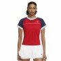 Camiseta de Manga Corta Mujer Nike Tenis Azul Rojo de Nike, Mujer - Ref: S6469953, Precio: 57,77 €, Descuento: %