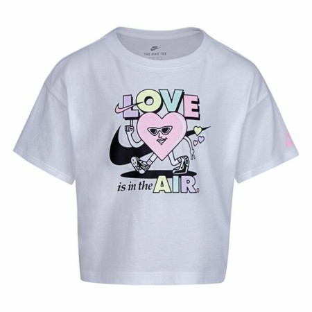 Camisola de Manga Curta Infantil Nike Knit Girls Lilás de Nike, Camisolas de manga curta - Ref: S6469968, Preço: 22,20 €, Des...