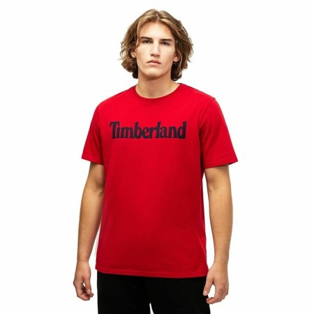 Men’s Short Sleeve T-Shirt Timberland Kennebec Linear Red by Timberland, T-Shirts - Ref: S6469992, Price: 26,37 €, Discount: %