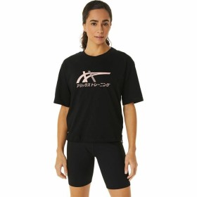 Camisola de Manga Curta Mulher Asics Tiger Preto de Asics, Mulher - Ref: S6469994, Preço: 0,00 €, Desconto: %